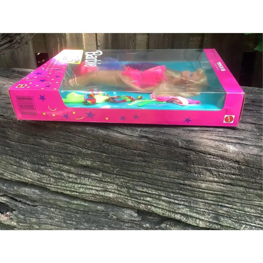 Vintage 1992 Fashion Brights Barbie Doll Toys R Us Limited Edition Neon Mattel